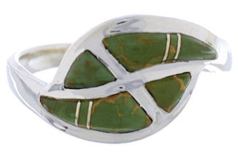 Turquoise Genuine Sterling Silver Ring Size 7-1/4 WX41056